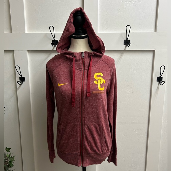 Nike Tops - Nike Women’s SC University Trojan Full Zip Hoodie Jacket Size Small